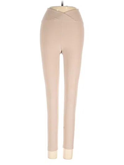 Pre-owned Year Of Ours Active Pants In Tan
