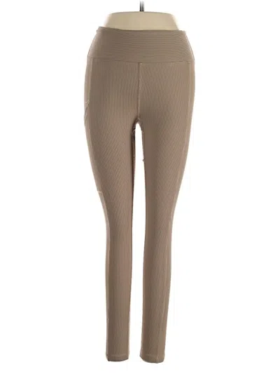 Pre-owned Year Of Ours Active Pants In Tan