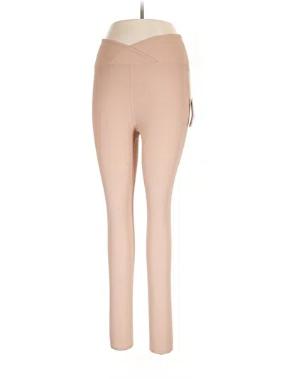 Pre-owned Year Of Ours Active Pants In Tan