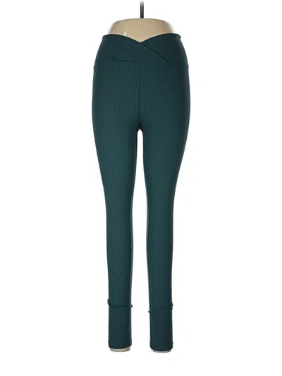 Pre-owned Year Of Ours Active Pants In Teal