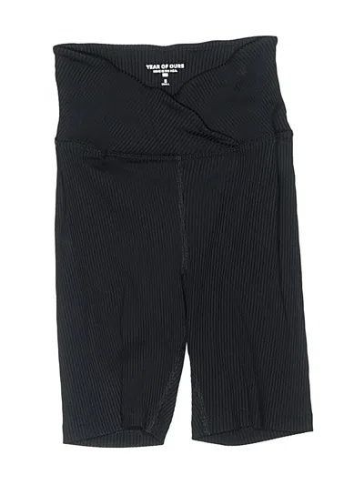 Pre-owned Year Of Ours Athletic Shorts In Black