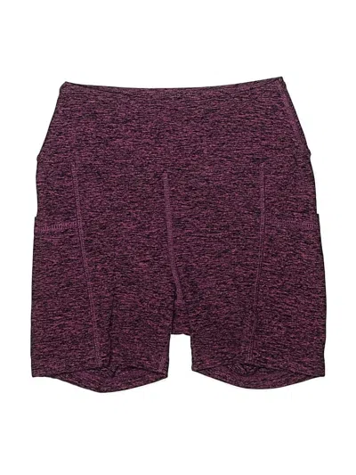 Pre-owned Year Of Ours Athletic Shorts In Burgundy