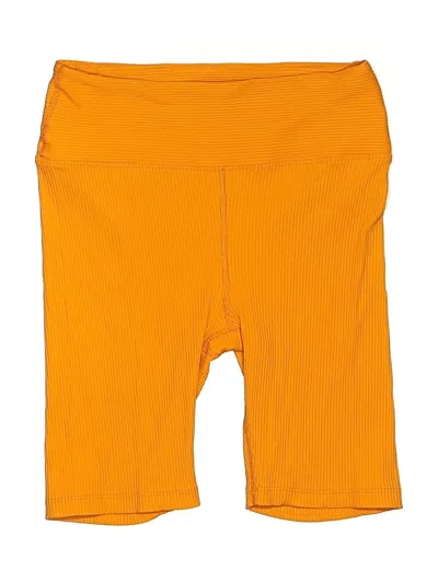 Pre-owned Year Of Ours Athletic Shorts In Orange