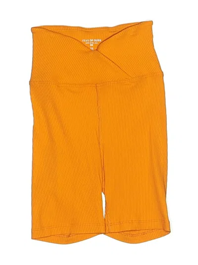 Pre-owned Year Of Ours Athletic Shorts In Orange