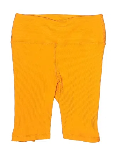Pre-owned Year Of Ours Athletic Shorts In Yellow