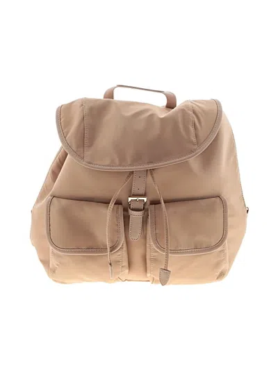 Pre-owned Year Of Ours Backpack In Tan
