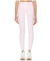 Year Of Ours Ballet Fold Over Legging In Plie Pink