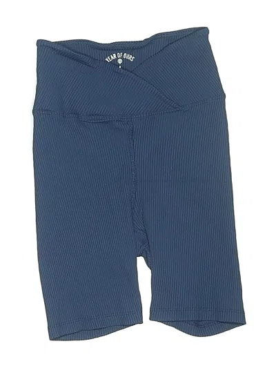 Pre-owned Year Of Ours Board Shorts In Blue
