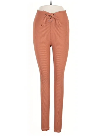 Pre-owned Year Of Ours Casual Pants In Brown