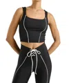 Year Of Ours Corset Tank In Black