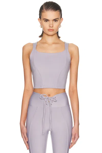 Year Of Ours Corset Tank In Purple