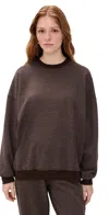 Year Of Ours Crewneck Sweatshirt Dark Oak In Brown