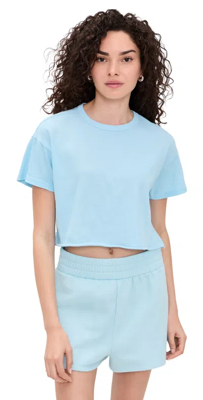 Year Of Ours Cropped Tee Sky In Blue