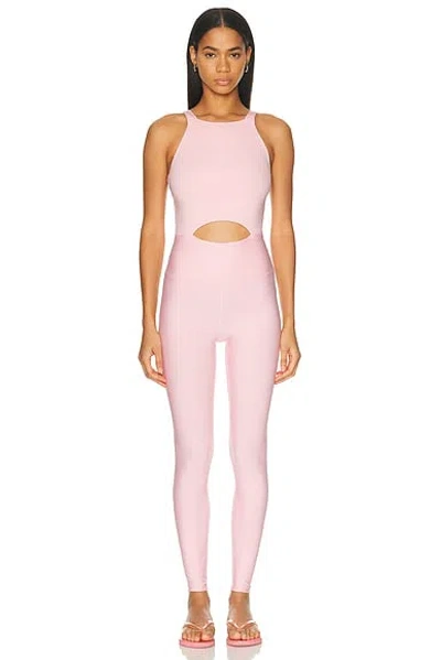 Year Of Ours Cut Out Onesie In Pink