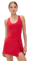Year Of Ours Doubles Dress Cherry In Red