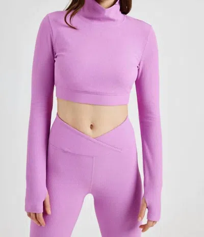 Year Of Ours Drift Turtleneck Top In Multi
