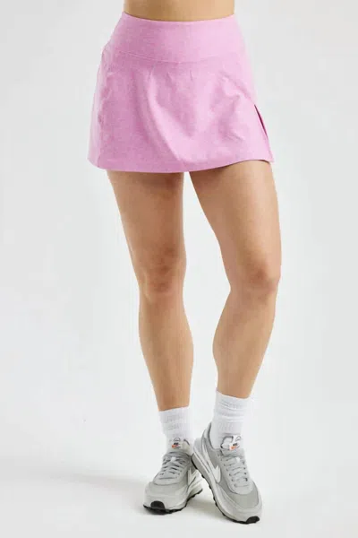 Year Of Ours Jersey Tennis Skort In Vintage Pink