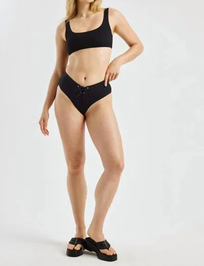 Year Of Ours Juliana Bikini Top In Black