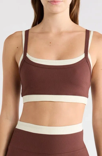 Year Of Ours Layered Rib Sports Bra