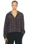Year Of Ours Lucia Half Zip Leopard In Animal Print