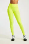 Year Of Ours Malibu Ribbed Leggings In Yellow In Yellow