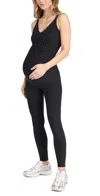 Year Of Ours Maternity Onesie Black In Black