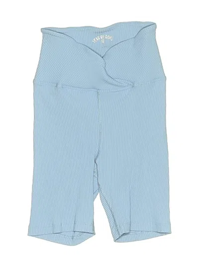 Pre-owned Year Of Ours Overall Shorts In Blue