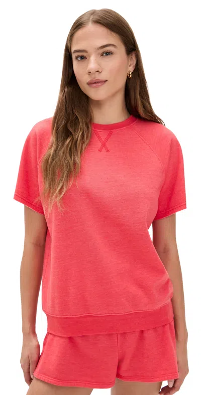 Year Of Ours Pe Sweat Tee Red