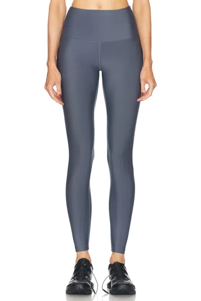 Year Of Ours Recycled High Rise Sport Legging In Steel Grey