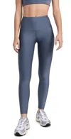 Year Of Ours Recycled High Rise Sport Legging In Steel Grey