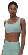 Year Of Ours Recycled Scoop Bra Basil In Basil