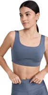 Year Of Ours Recycled Scoop Sports Bra In Steel Grey