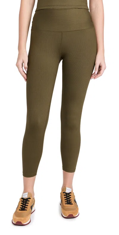 YEAR OF OURS RIBBED 7/8 LEGGINGS DARK OLIVE