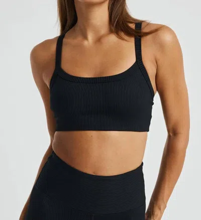Year Of Ours Ribbed Bralette 2.0 In Black