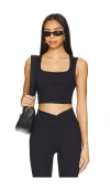 Year Of Ours Ribbed Diana Bra In Black