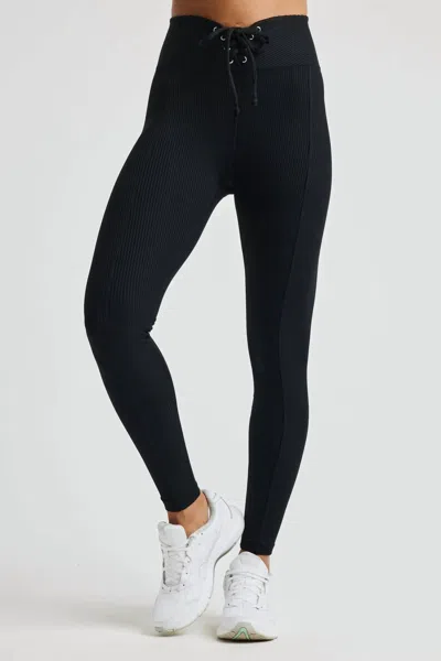 Year Of Ours Ribbed Football Legging In Black