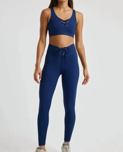 Year Of Ours Ribbed Football Legging In Blue