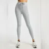 Year Of Ours Ribbed Football Leggings Heather Grey In Gray