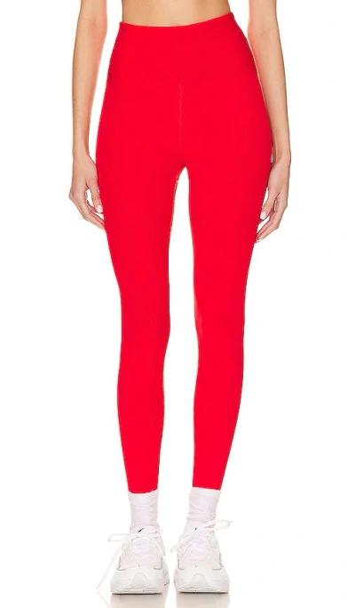 Year Of Ours Ribbed High High Legging In Red