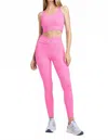 Year Of Ours Ribbed Veronica Legging In True Pink In Pink
