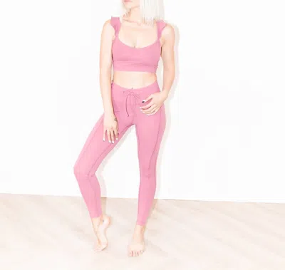 Year Of Ours Runner Legging In Rose In Pink