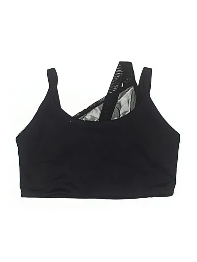 Pre-owned Year Of Ours Sleeveless Top Black Halter Neckline Tops