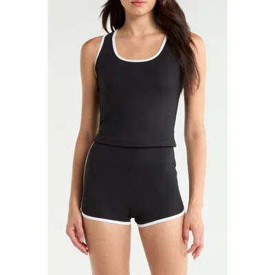 Year Of Ours Sport Cutout Back Tank In Black