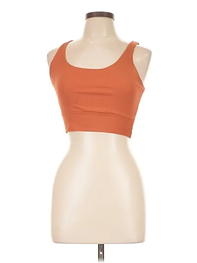 Pre-owned Year Of Ours Sports Bra In Orange