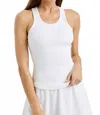 Year Of Ours Sporty Rib Tank In White