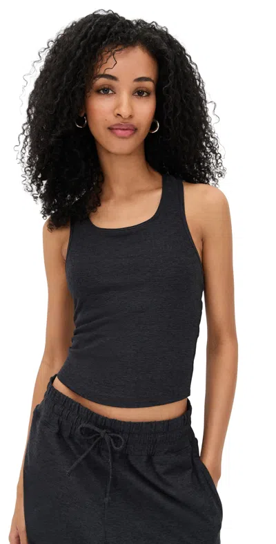 Year Of Ours Sporty Tank Heather Black