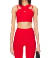 Year Of Ours Stretch Double Bra In Red