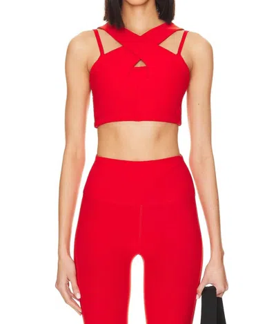 Year Of Ours Stretch Double Bra In Red