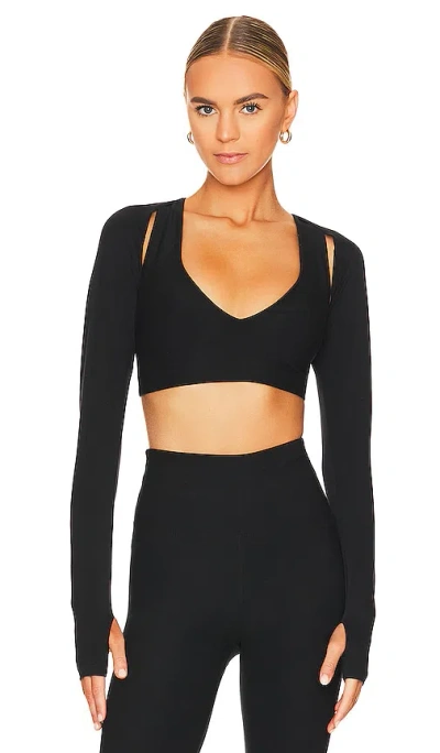 Year Of Ours Stretch Shrug In Black