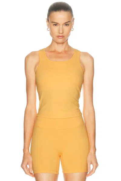Year Of Ours Stretch Sport Tank Top In Brown